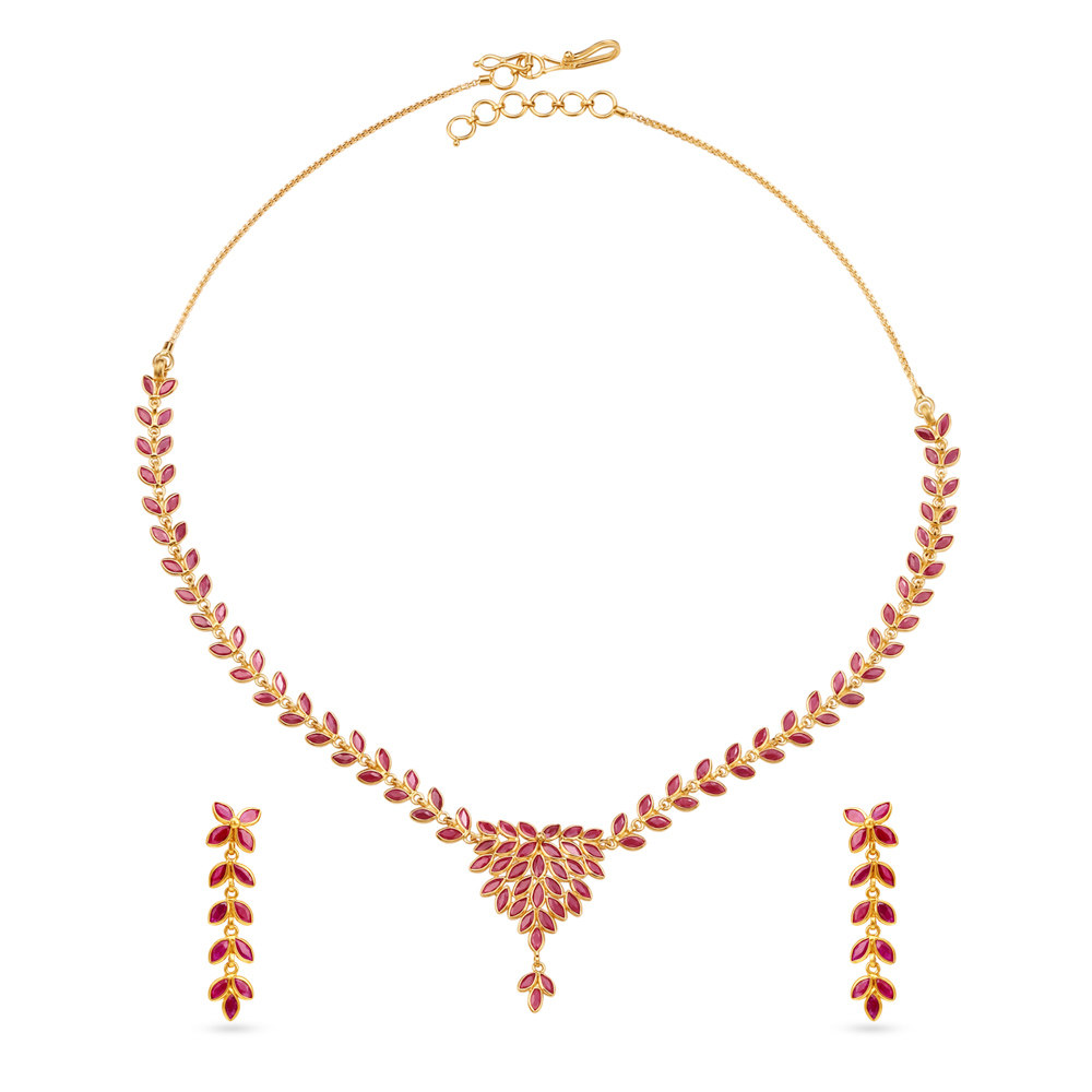 

Ravenna Ruby Necklace Set