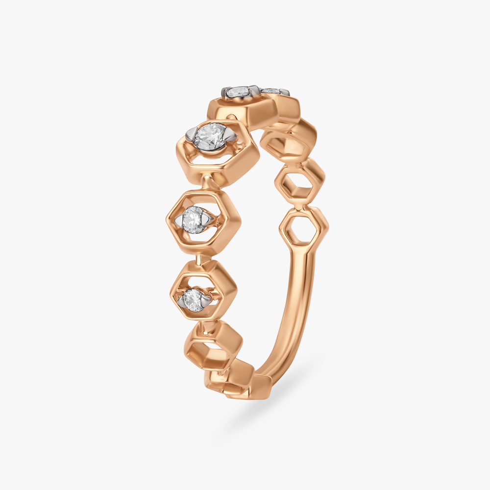 Wondrous Whispers of Diamonds Finger Ring