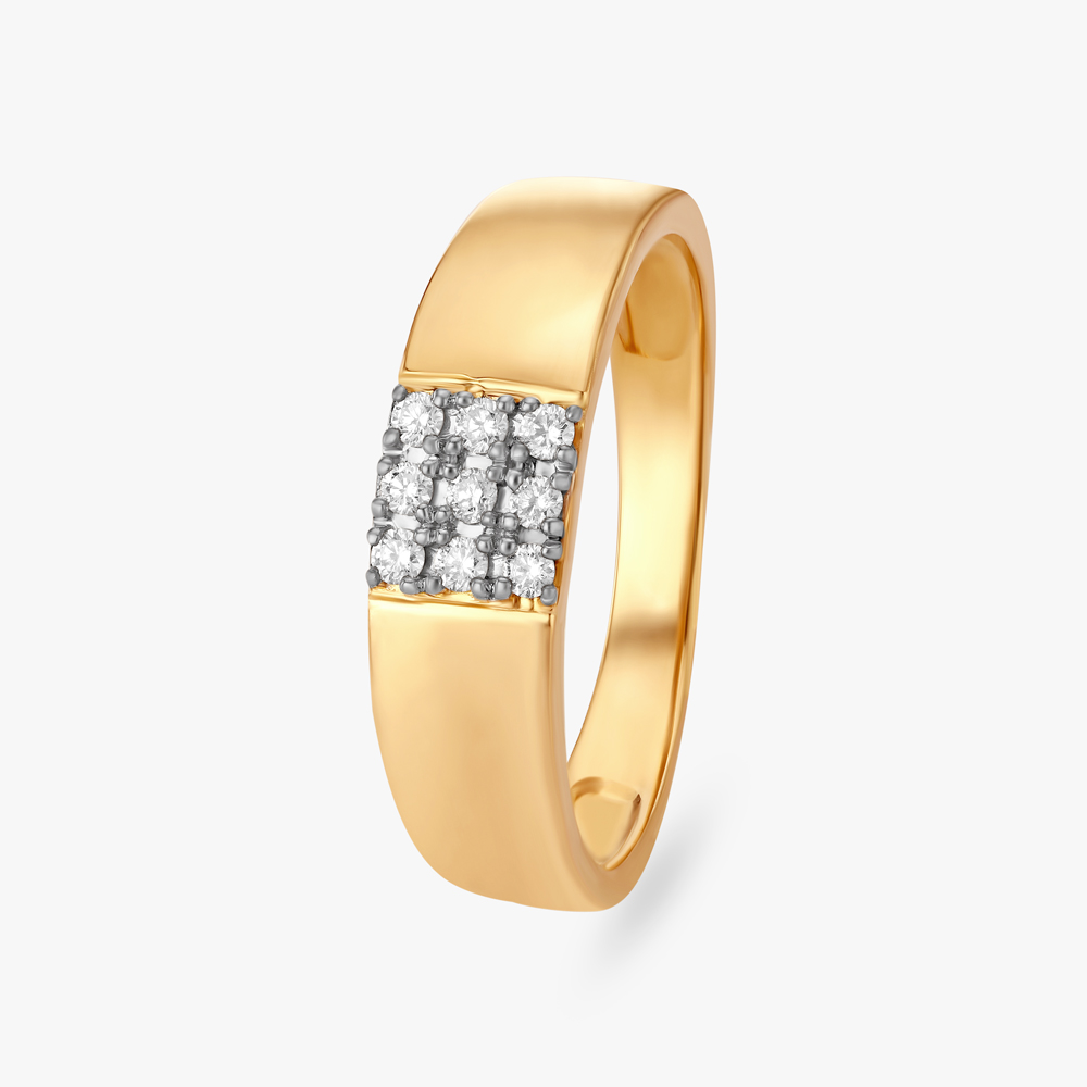 Classic Sparkle Diamond Finger Ring