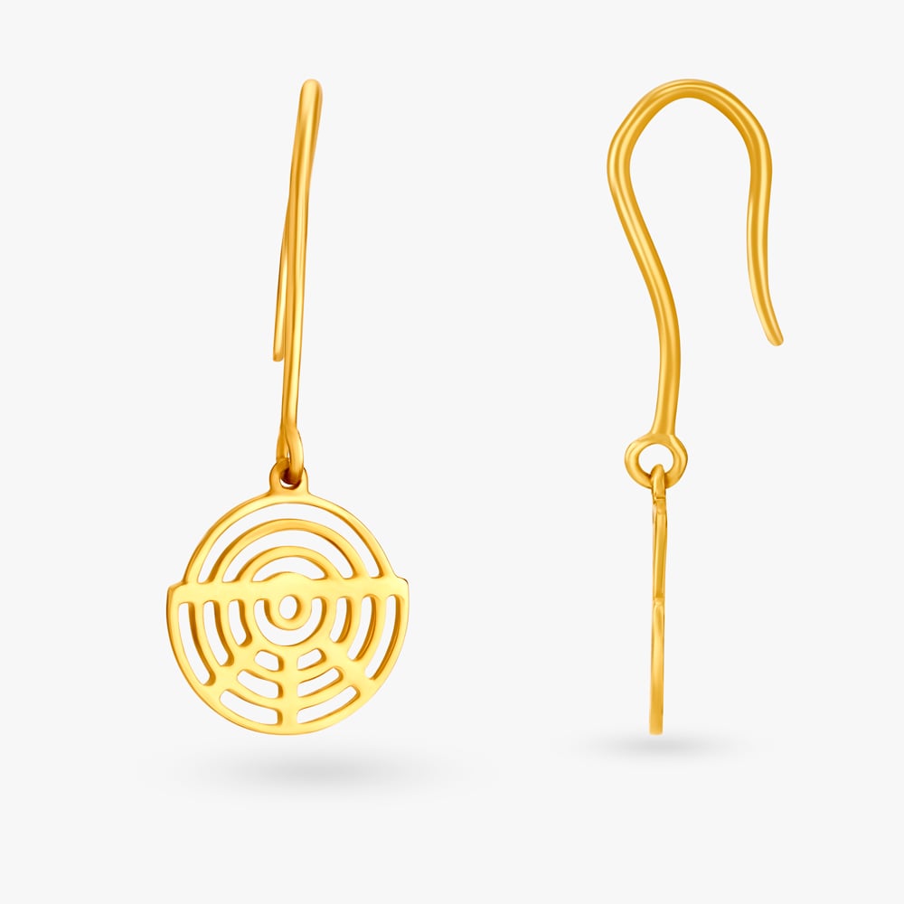 

Elegant Web Hoop Earrings for Kids