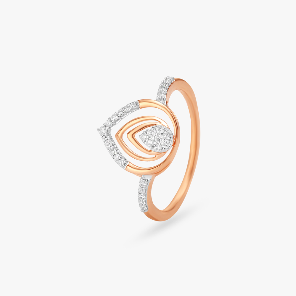 Petal Magic Diamond Finger Ring