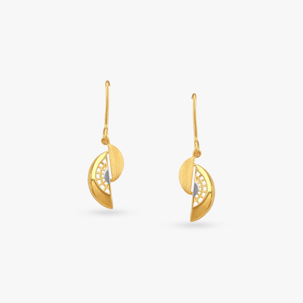 Urban Glow Gold Drop Earrings