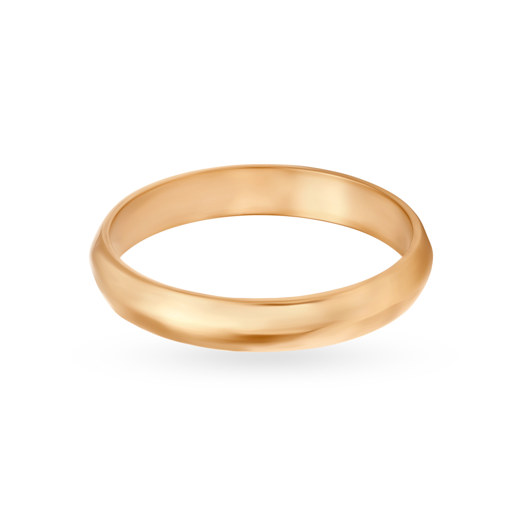 

Classy 22 Karat Yellow Gold Band Finger Ring
