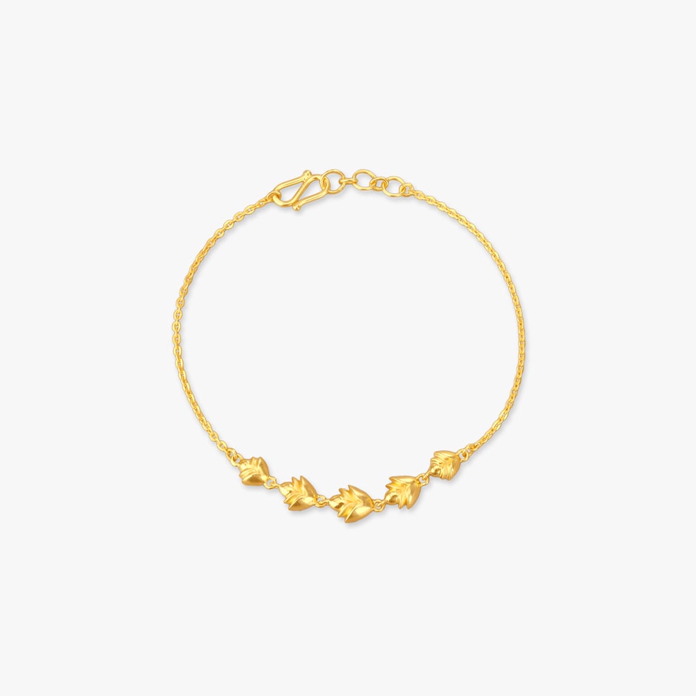 Petal Trail Gold Bracelet