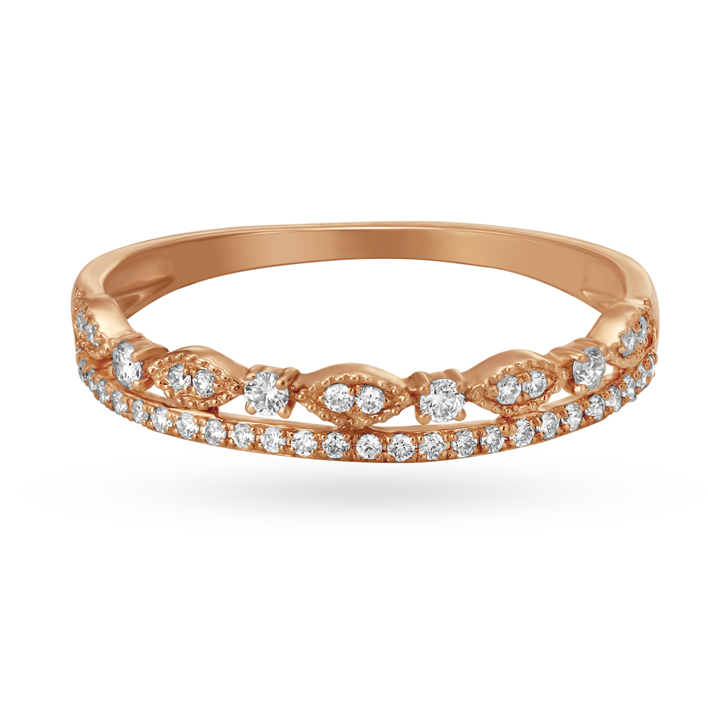 

Sleek And Glamorous Diamond Finger Ring