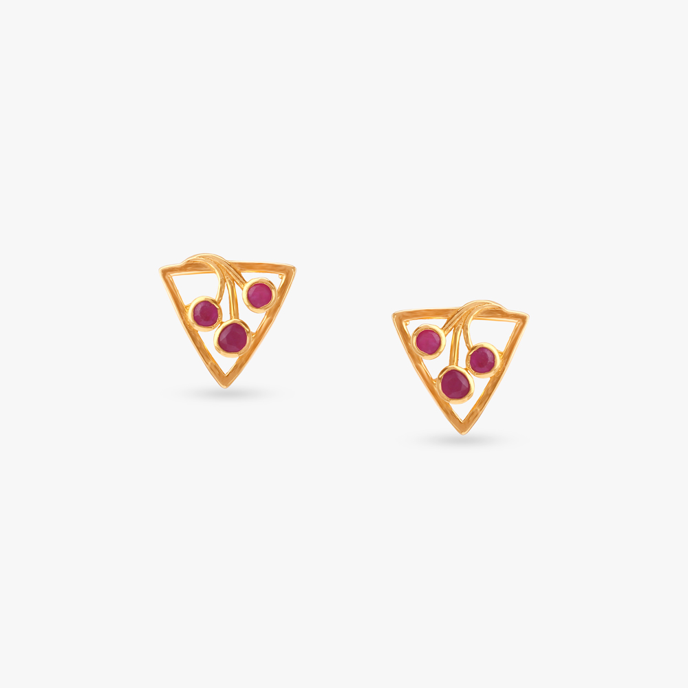 Rose Royale Stud Earrings for Kids