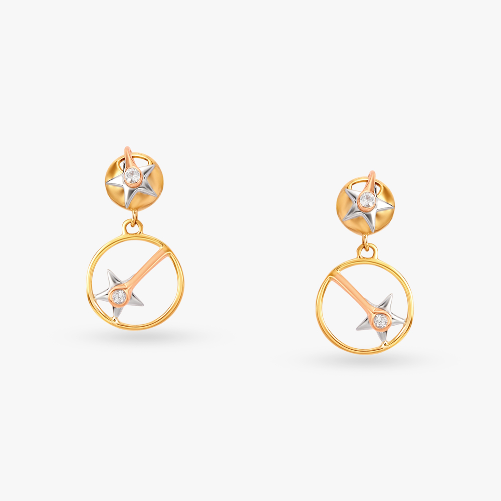 Celestial Dreams Diamond Drop Earrings
