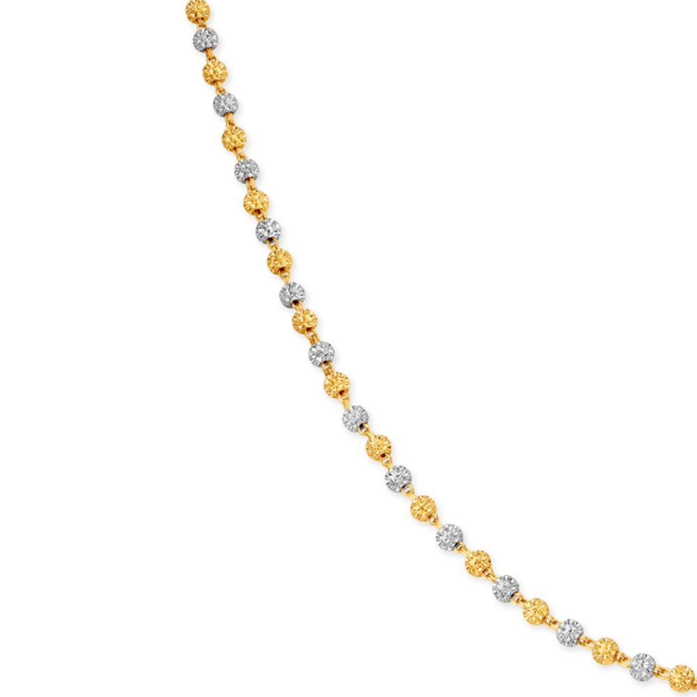 

Exuberant Floral Gold Chain