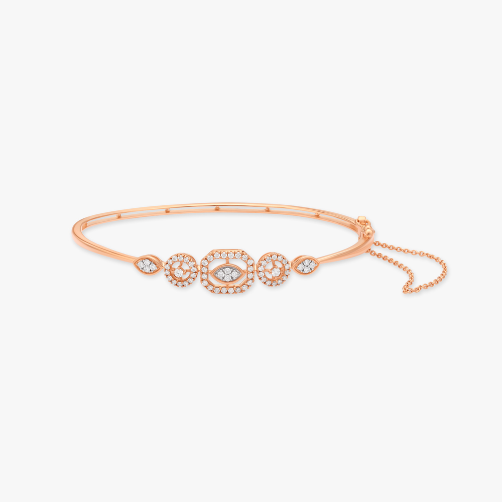 Evil Eye Diamond Bangle