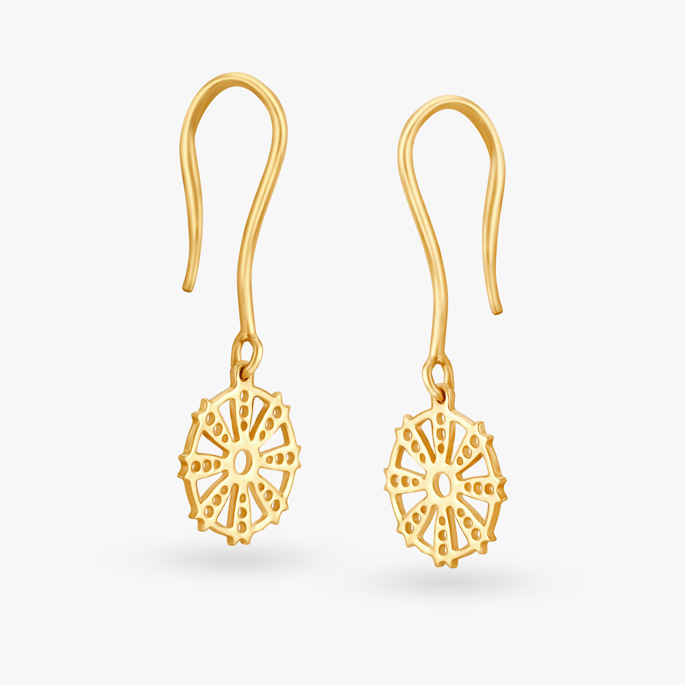Magnificent Floral Hoop Earrings for Kids