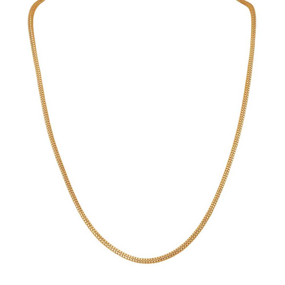 Lustrous Mesh Gold Chain