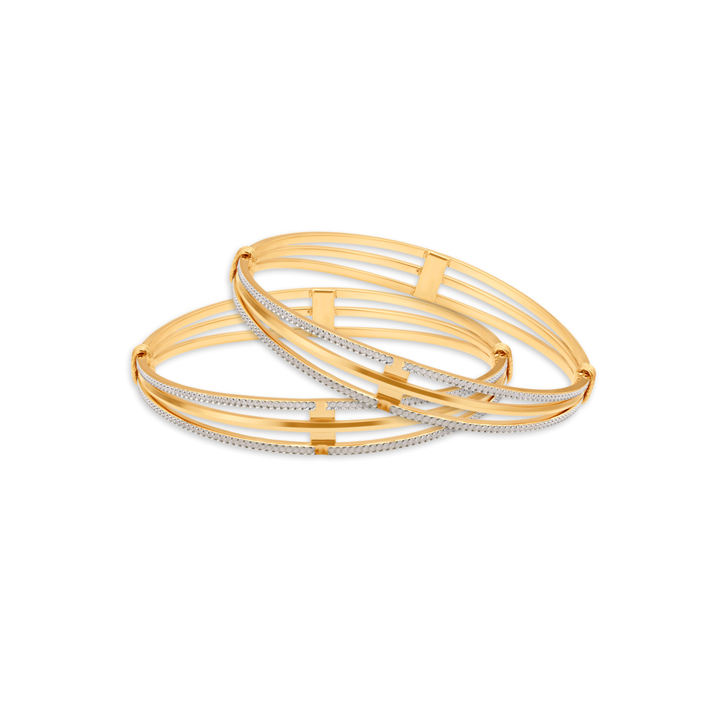 Golden Splendor Gold Bangles
