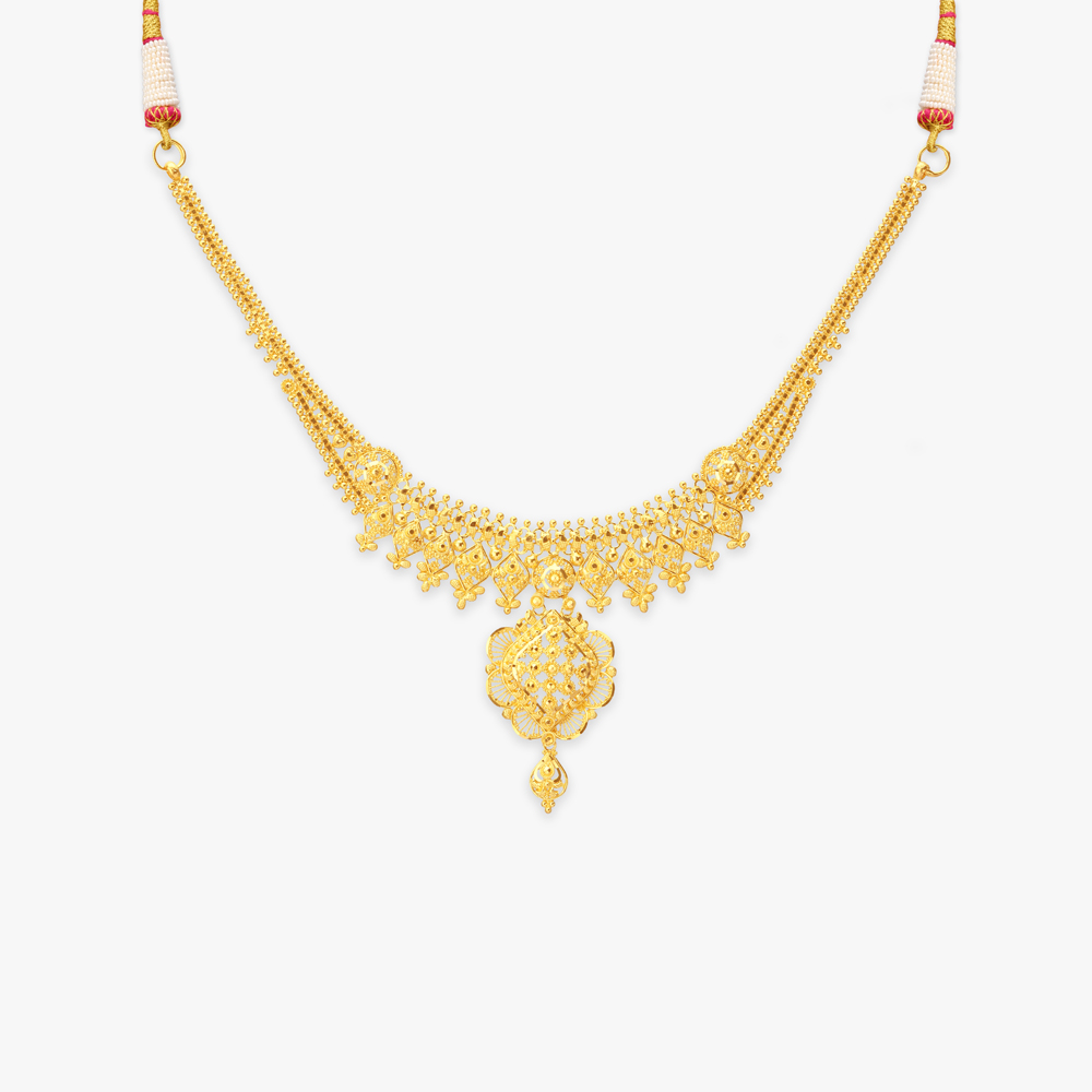 Gilded Garland Gold Necklace
