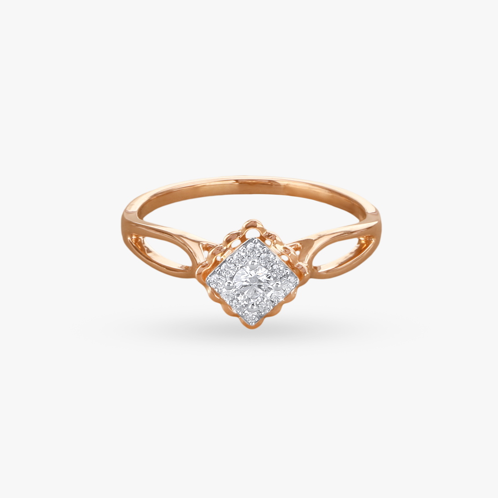 

Vintage Charm Diamond Finger Ring
