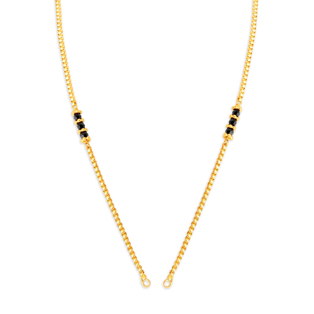 

Traditional Slender Gold Mangalsutra