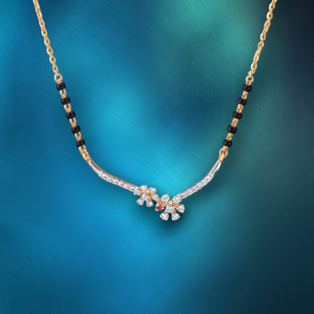 Twin Bird Diamond Mangalsutra