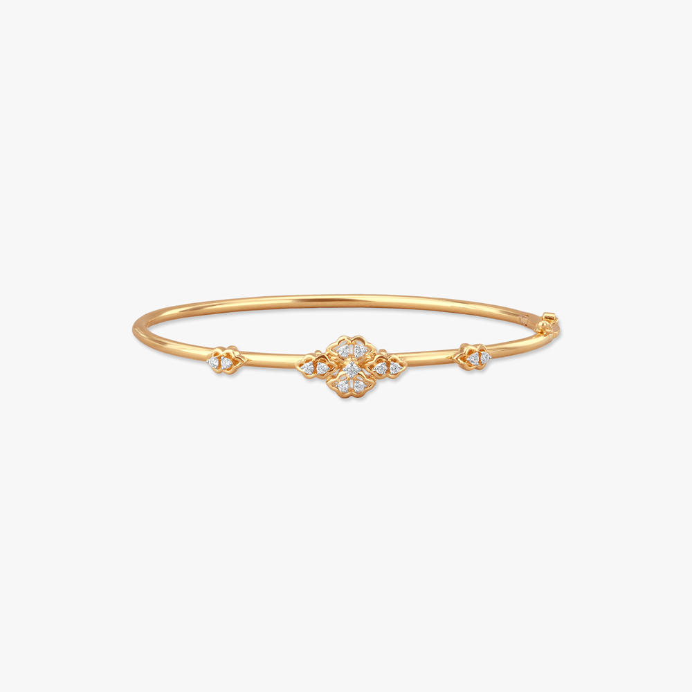 Blossom Link Diamond Bangle