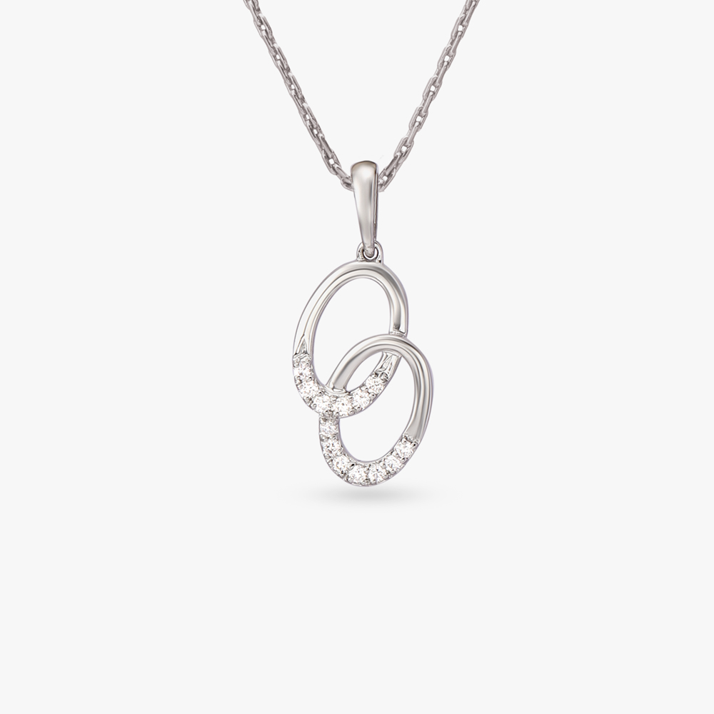 Harmonic Loop Diamond Pendant