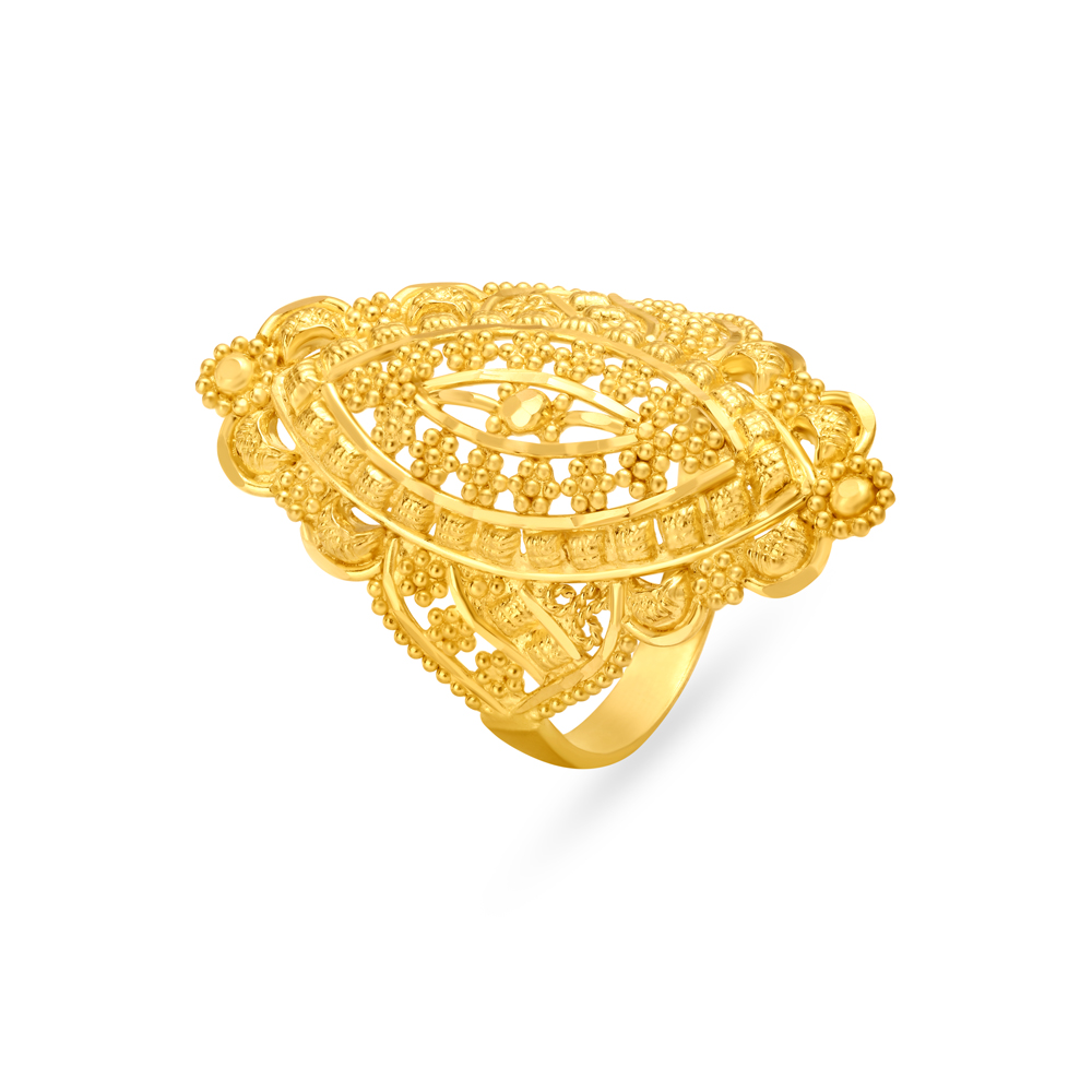Antique Oval Gold Finger Ring