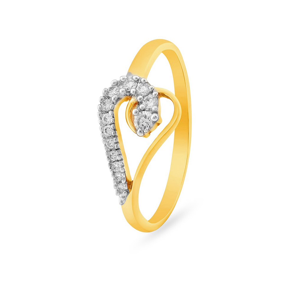 Heartfelt Diamond Finger Ring