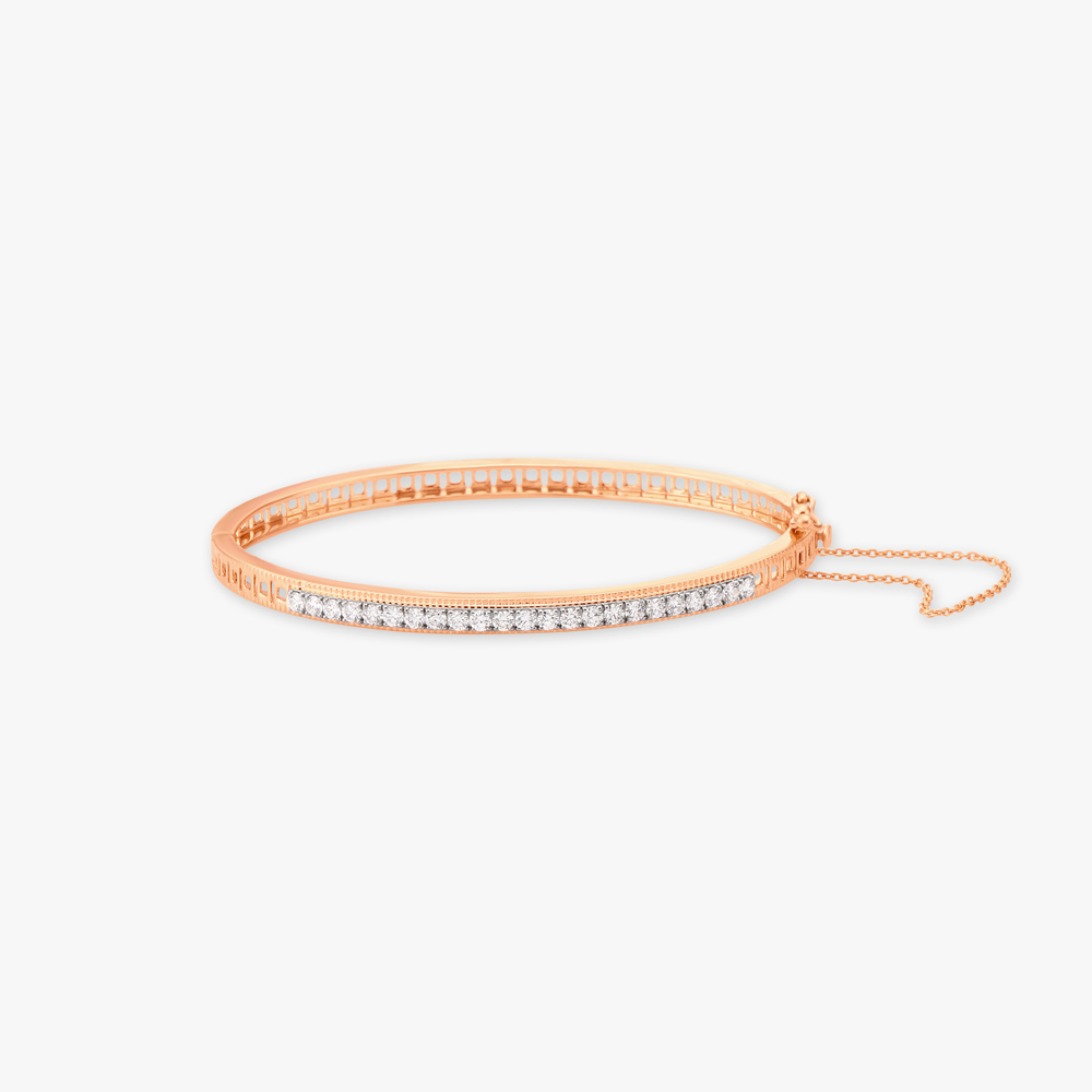 

Sleek Diamond Bangle