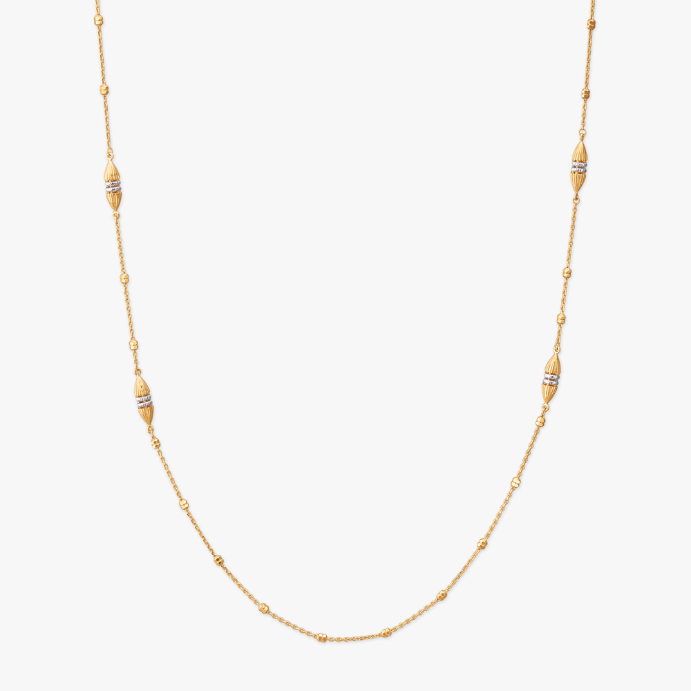 Barrel Gleam Gold Chain