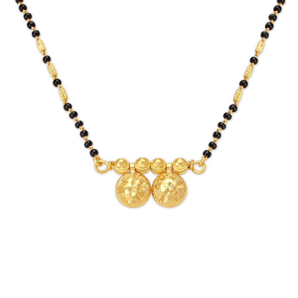 

Captivating Carved Mangalsutra