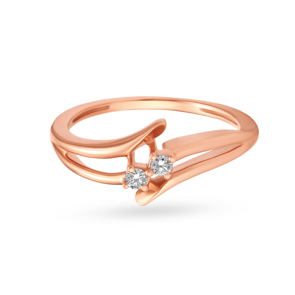 

Sleek Wave Finger Ring