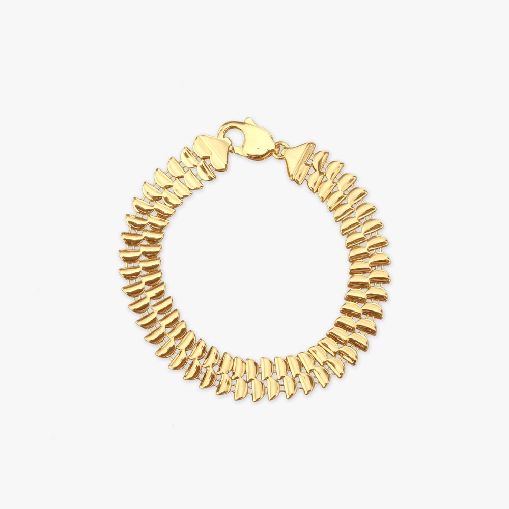 Statement Link Gold Bracelet for Men