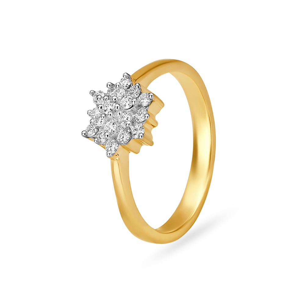 Blossom Diamond Finger Ring