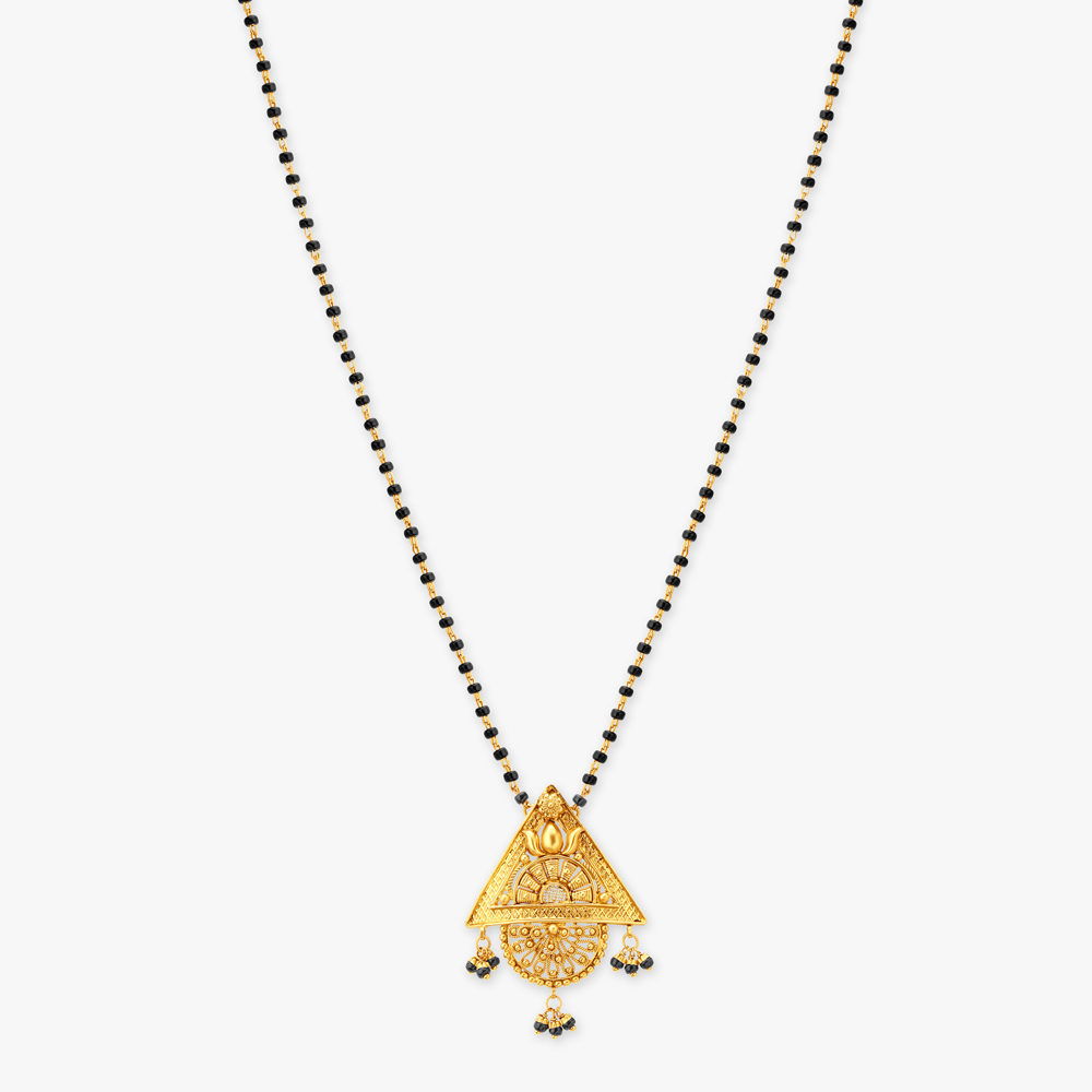 

Contemporary Gold Mangalsutra