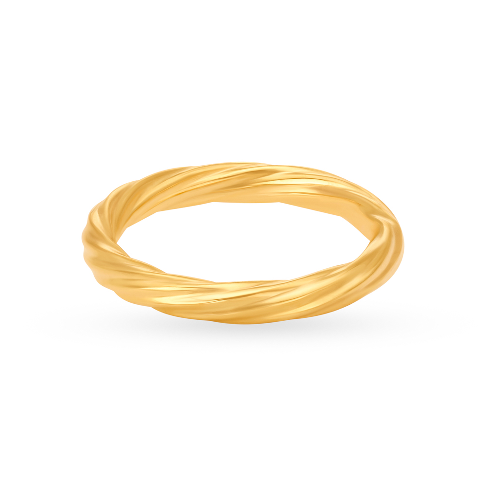 

Mesmerising Twisted Gold Ring