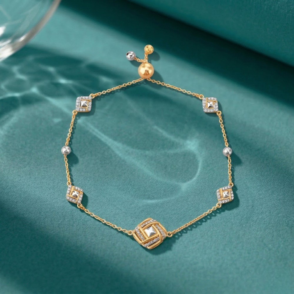 Linear Luxe Gold Bracelet
