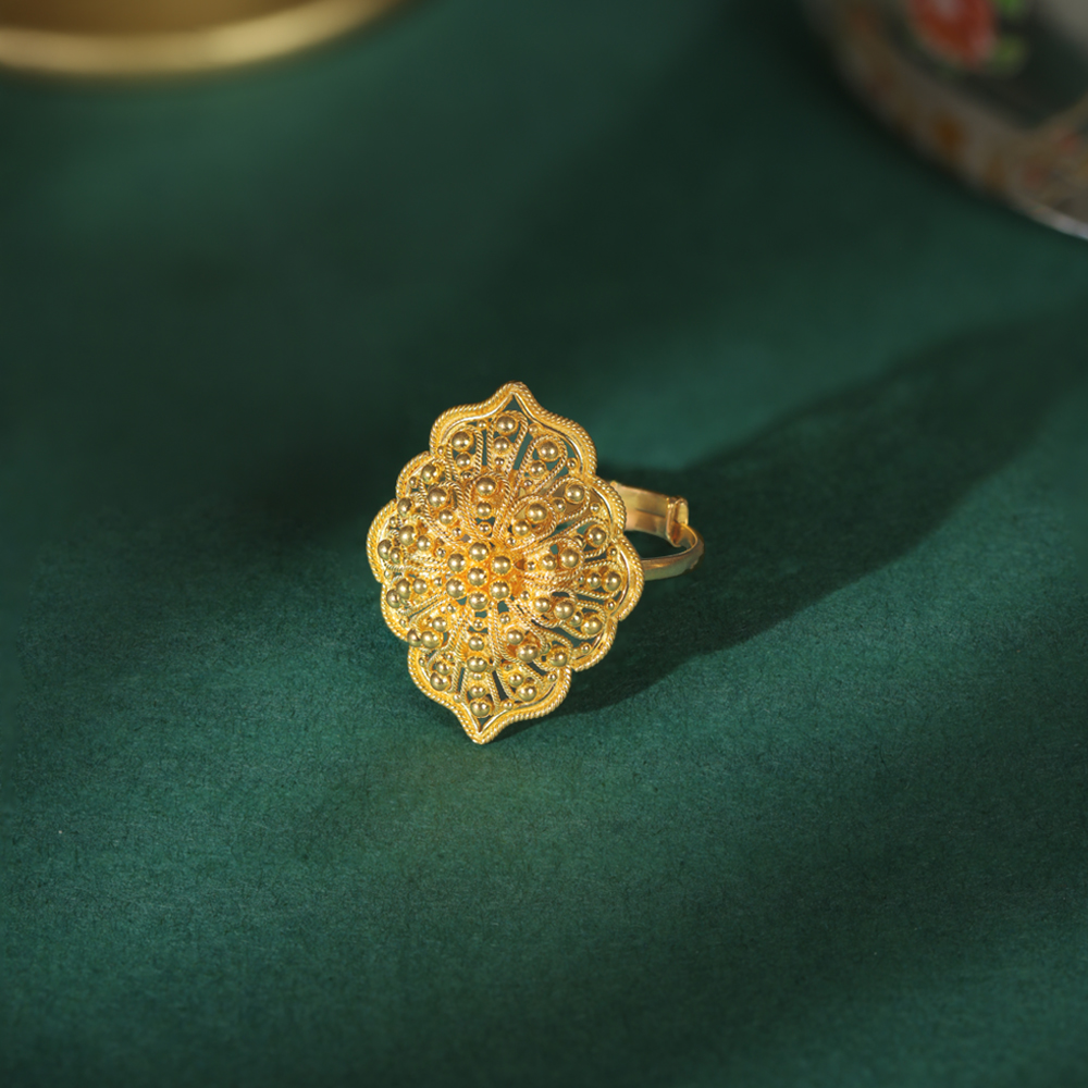 

Regal Intricate Gold Ring