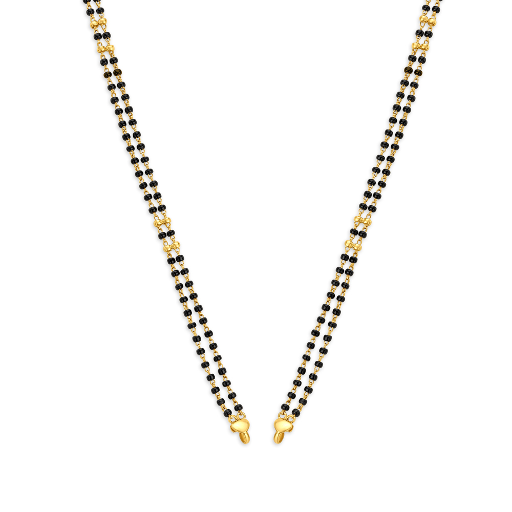 

Sleek Classic Gold Mangalsutra