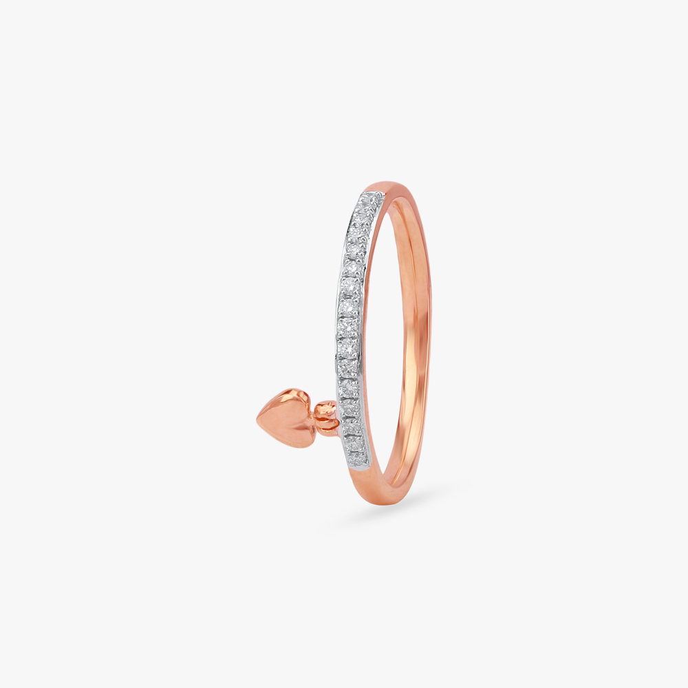 Charm Beam Diamond Ring
