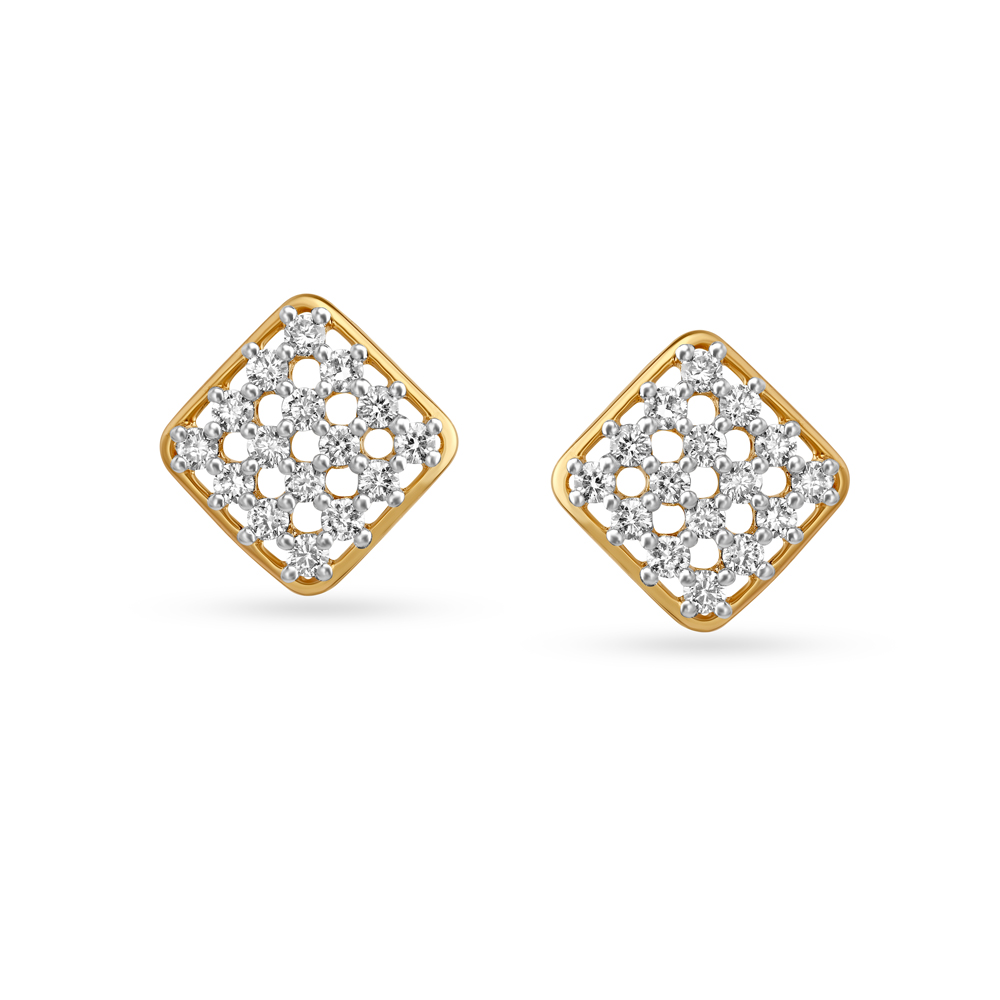 

Enigmatic Diamond Stud Earrings
