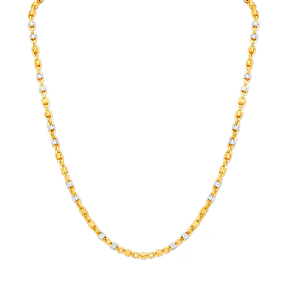 

Bewitching Dual Tone Gold Chain For Men