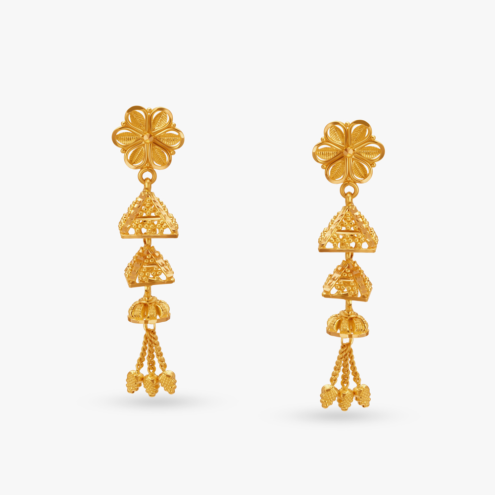 

Traditional Grandeur Jhumka