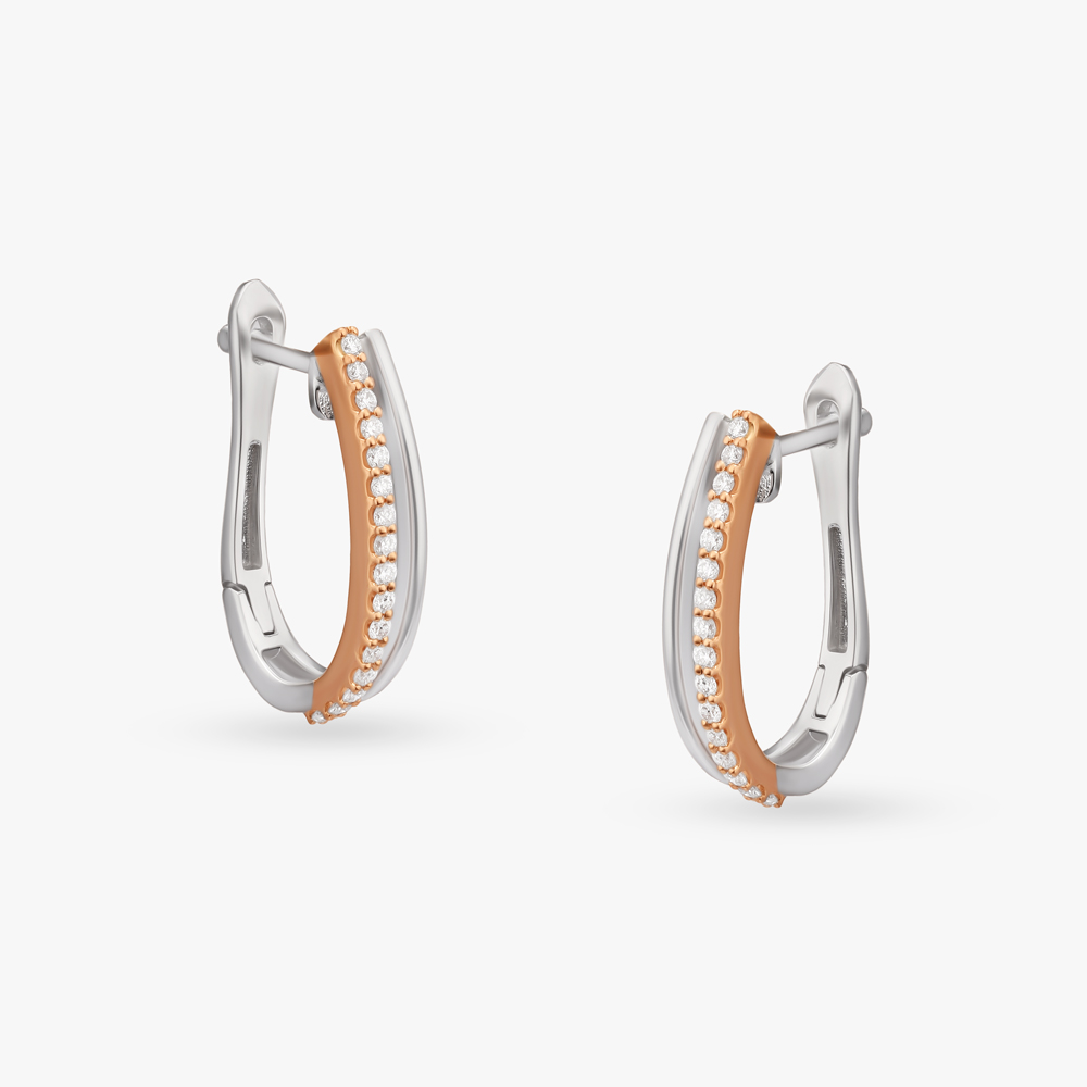 Tones of Success Hoop Earrings