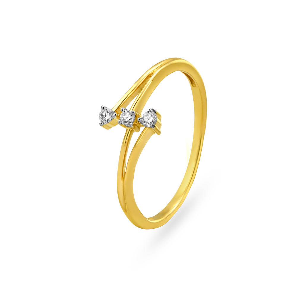 Trio Diamond Finger Ring
