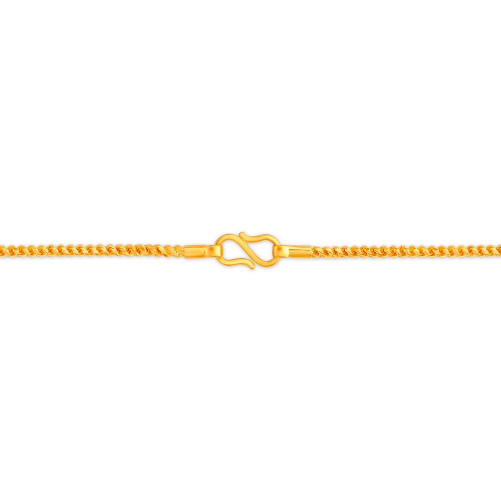 

Beautiful Yellow Gold Spiral Chain