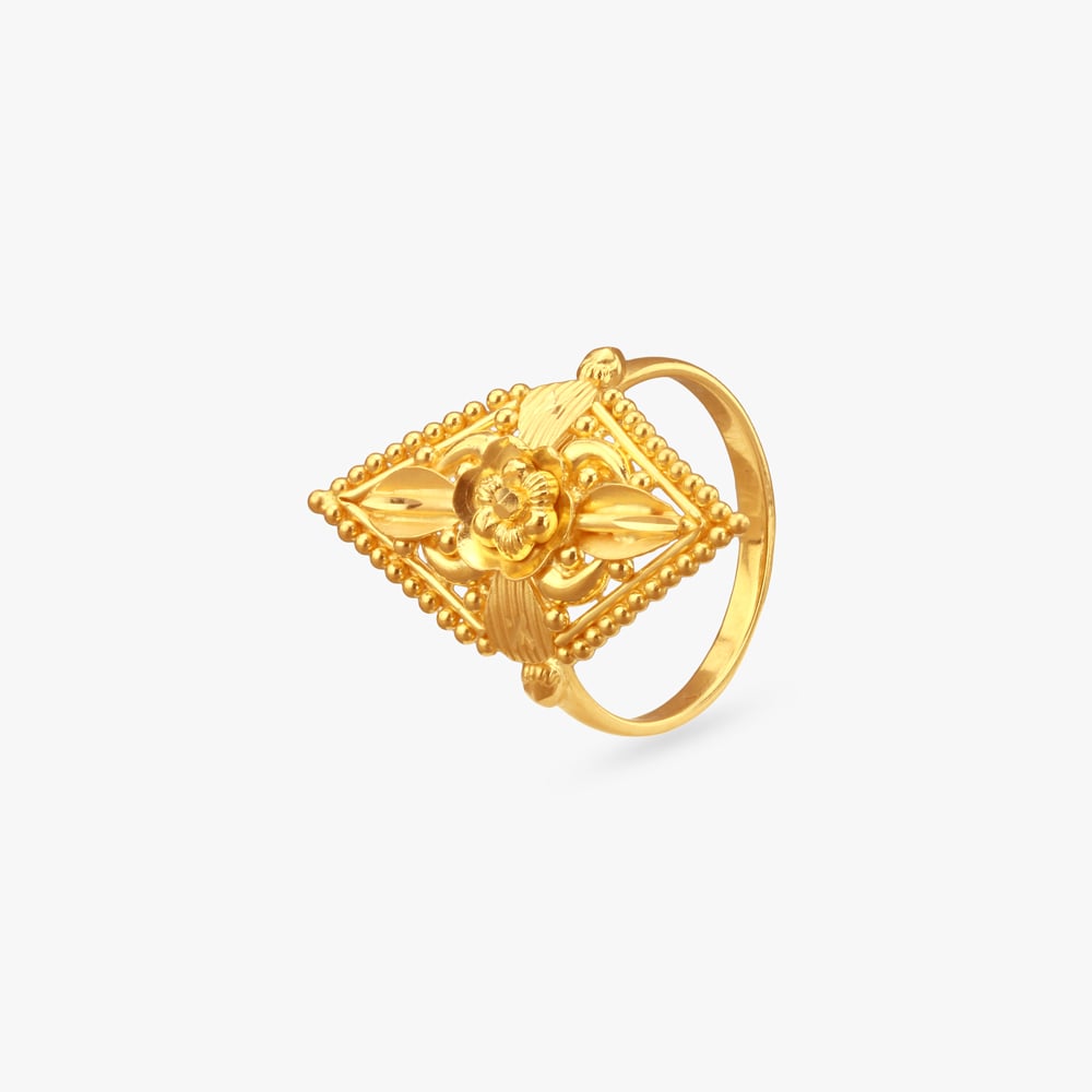 Regal Marquise Gold Ring