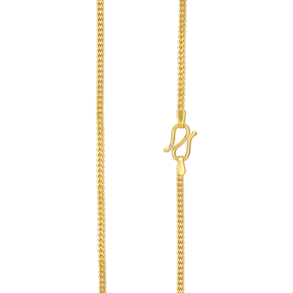 

Sleek Twisted Links Gold Chain