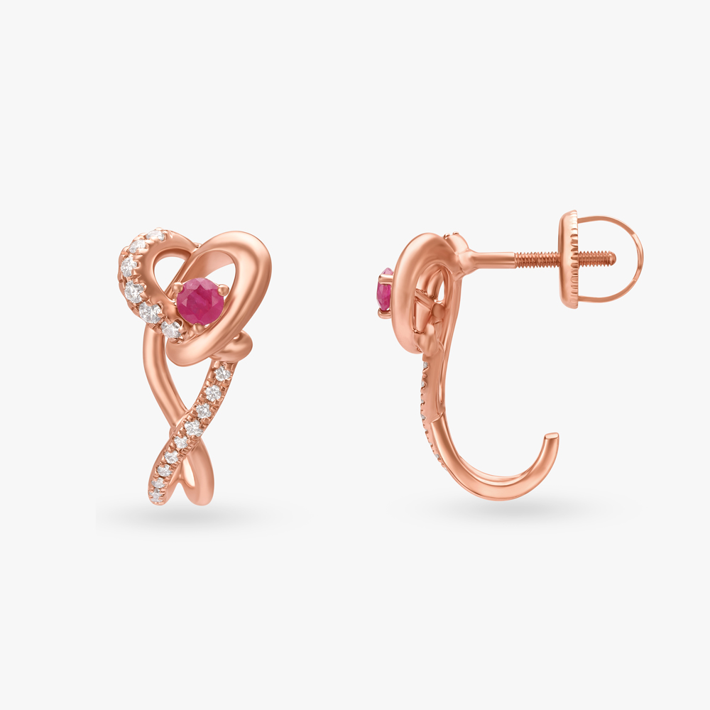 

Divine Connection Diamond Stud Earrings