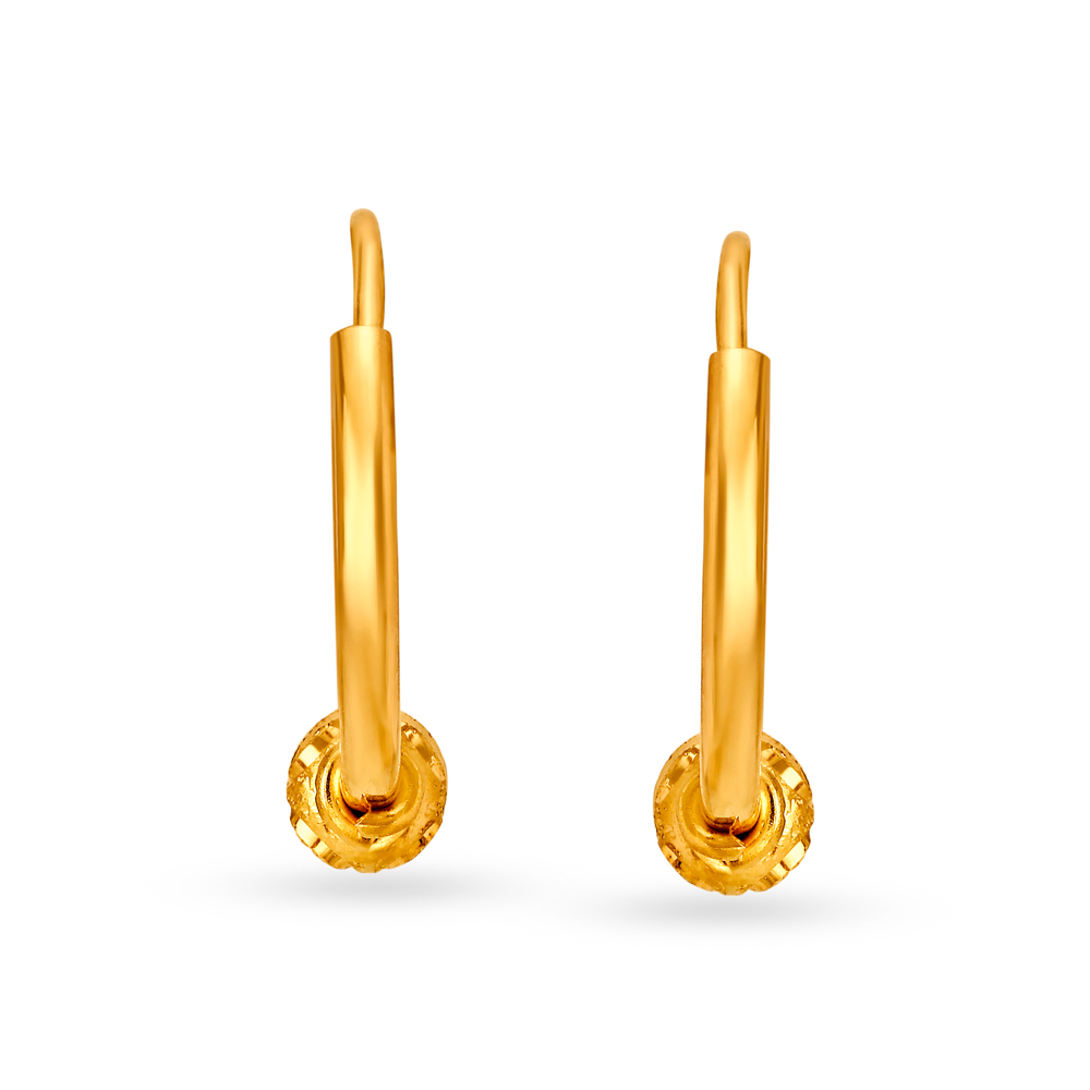 Dainty Delicate Gold Hoop Earrings