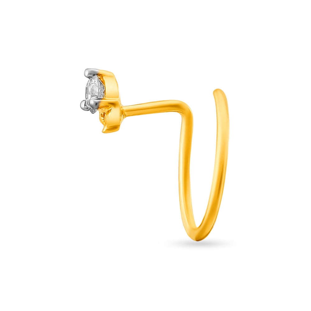 

Captivating Diamond Nose Pin