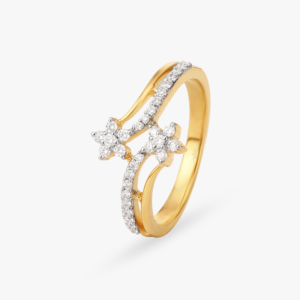 Floral Fantasy Diamond Finger Ring