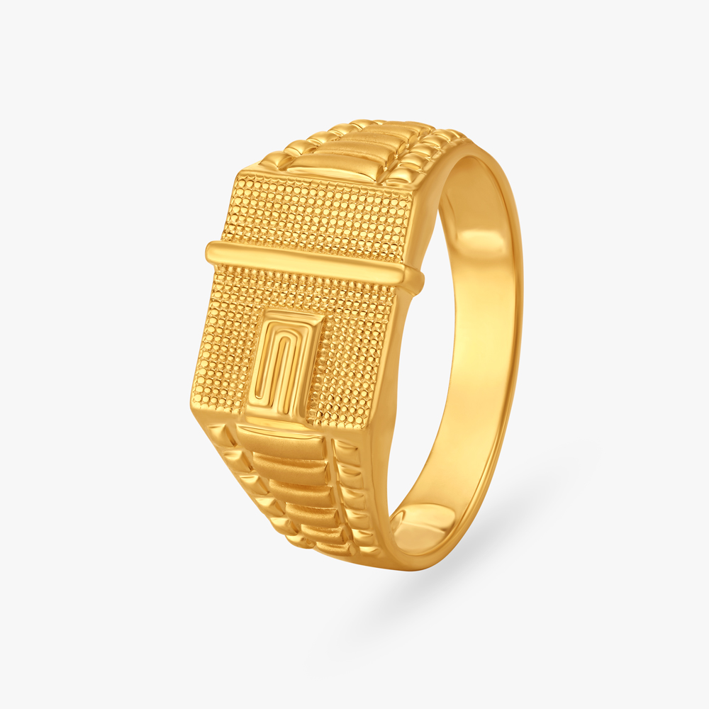 

Textured Ring for Men