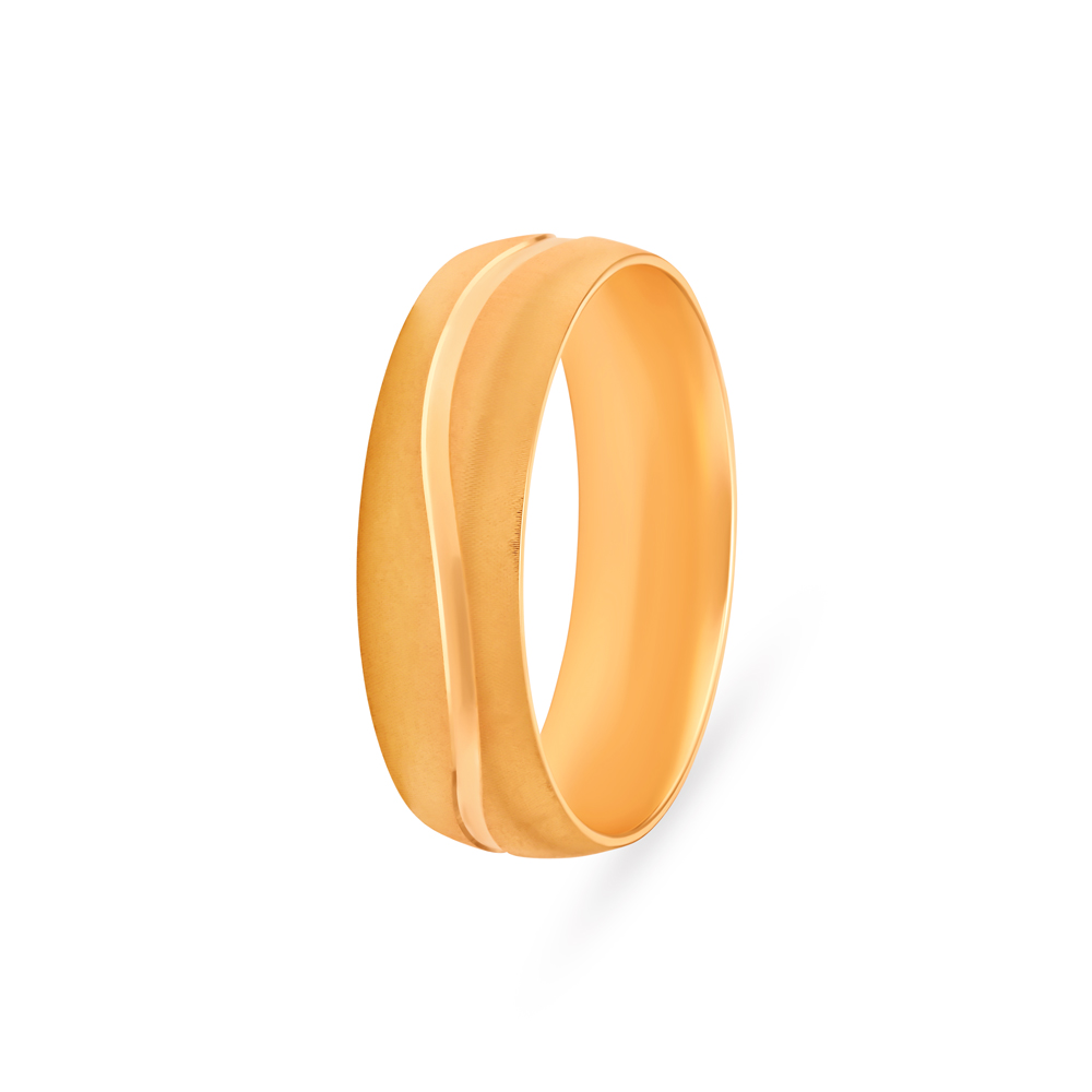 Beautiful Textured Ring in Yellow and White Gold